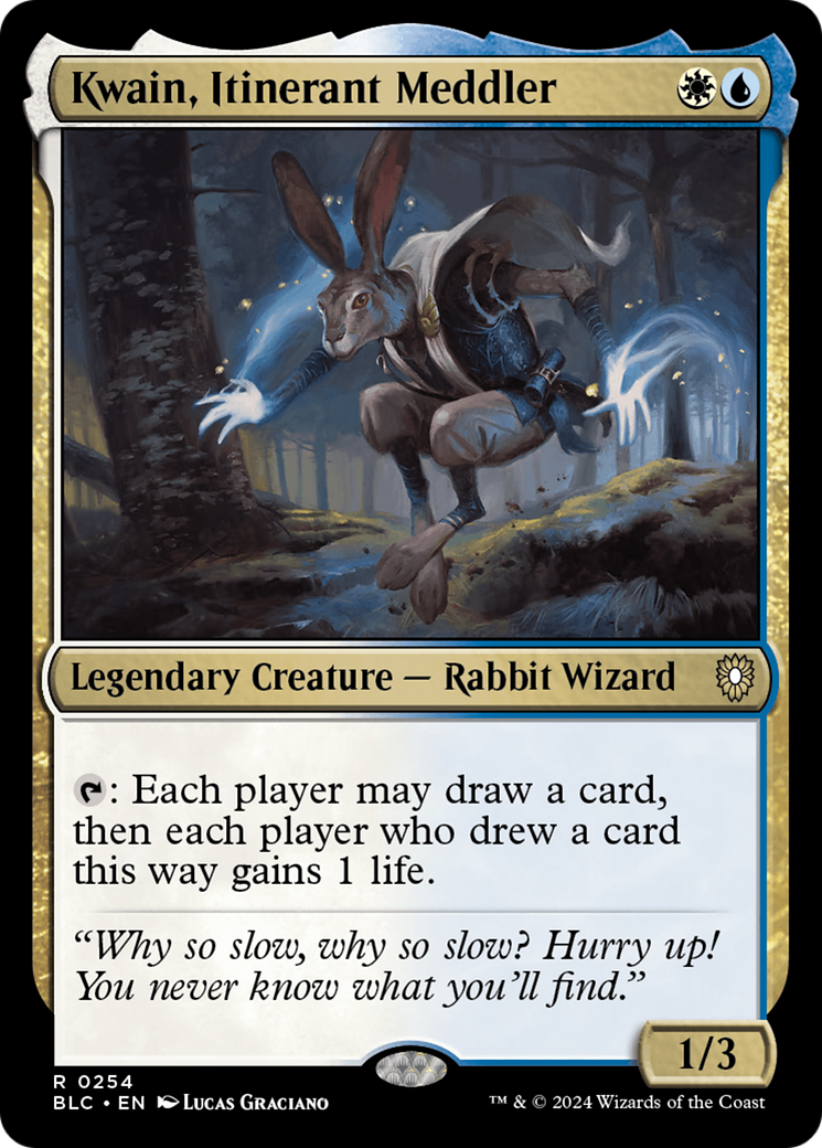 Kwain, Itinerant Meddler [Bloomburrow Commander] | Gear Gaming Bentonville