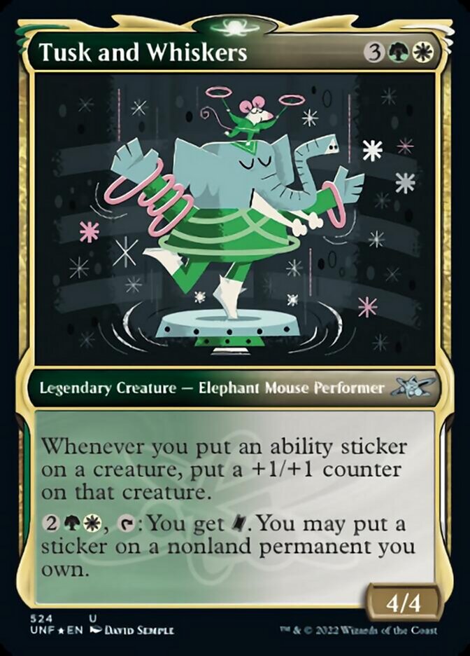 Tusk and Whiskers (Showcase) (Galaxy Foil) [Unfinity] | Gear Gaming Bentonville