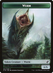 Beast (014) // Wurm Double-Sided Token [Commander 2019 Tokens] | Gear Gaming Bentonville