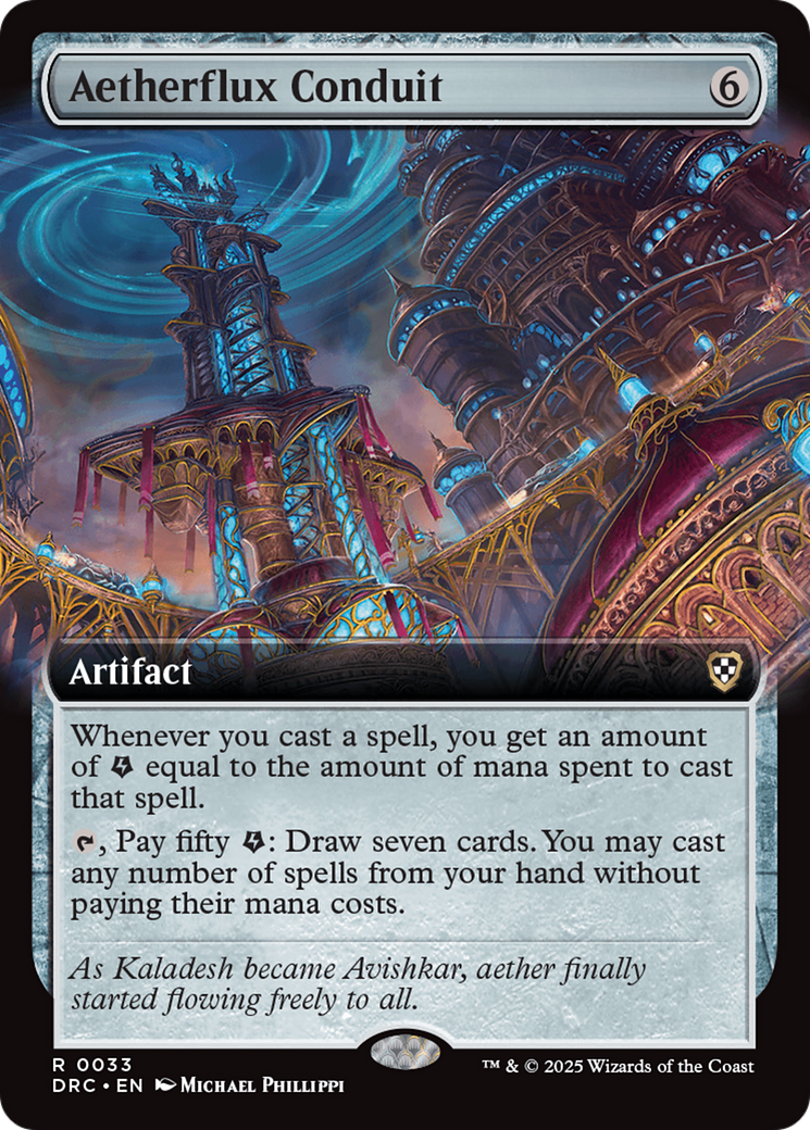 Aetherflux Conduit (Extended Art) [Aetherdrift Commander] | Gear Gaming Bentonville