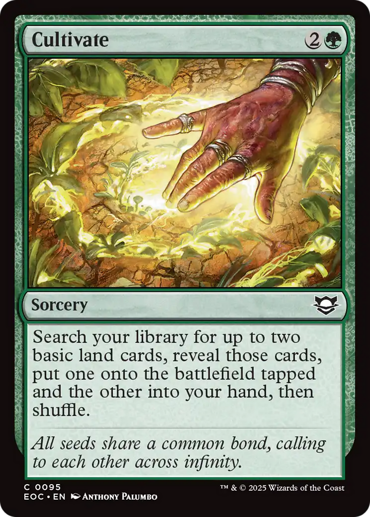 Cultivate [Edge of Eternities Commander] | Gear Gaming Bentonville