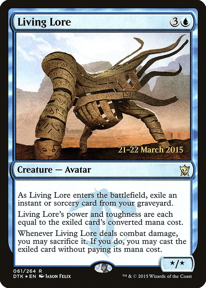 Living Lore [Dragons of Tarkir Prerelease Promos] | Gear Gaming Bentonville