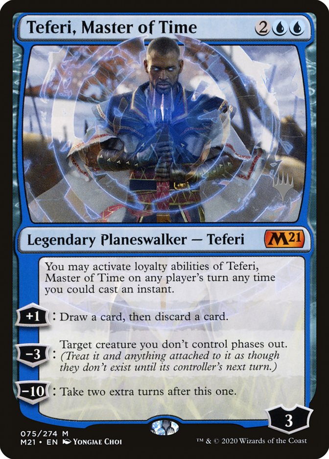 Teferi, Master of Time (Promo Pack) (75) [Core Set 2021 Promos] | Gear Gaming Bentonville