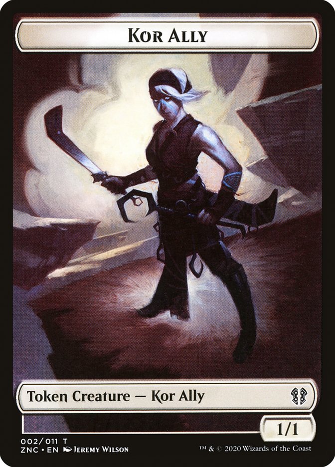 Bird // Kor Ally Double-Sided Token [Zendikar Rising Commander Tokens] | Gear Gaming Bentonville