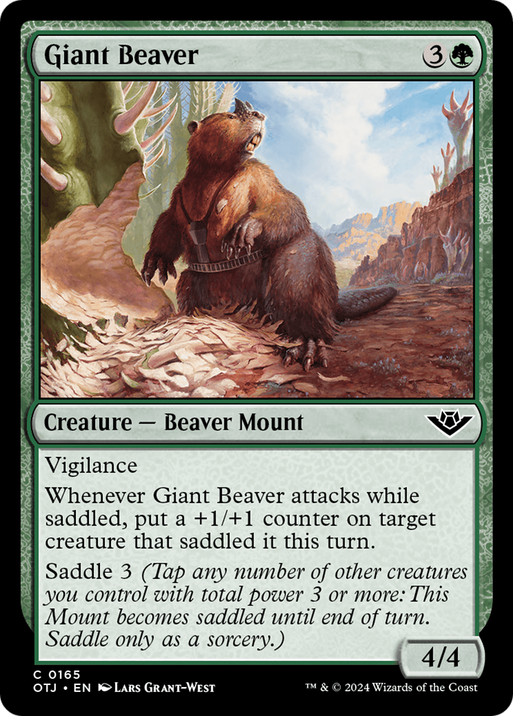 Giant Beaver [Outlaws of Thunder Junction] | Gear Gaming Bentonville