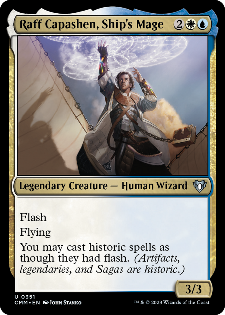 Raff Capashen, Ship's Mage [Commander Masters] | Gear Gaming Bentonville