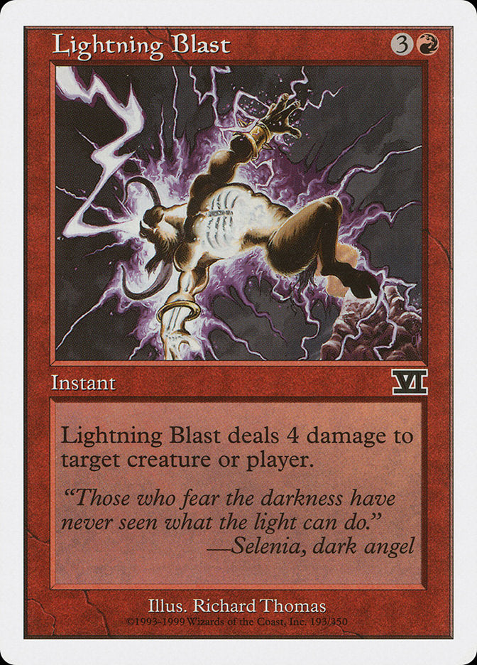 Lightning Blast [Classic Sixth Edition] | Gear Gaming Bentonville