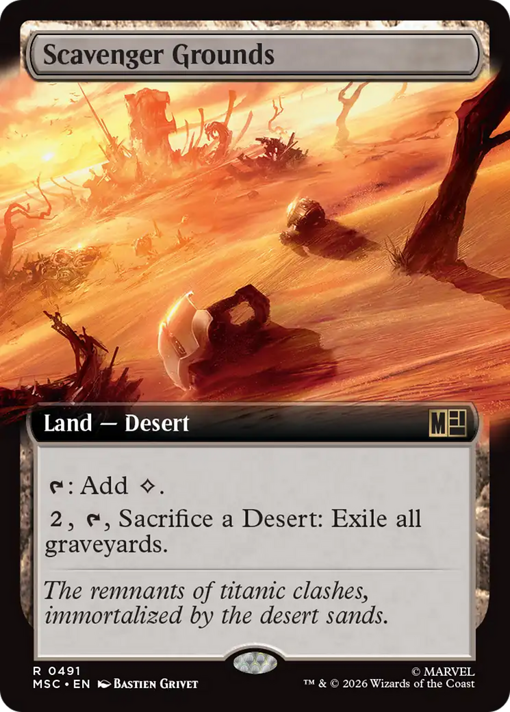 Scavenger Grounds (Extended Art) [Marvel Super Heroes Commander] | Gear Gaming Bentonville