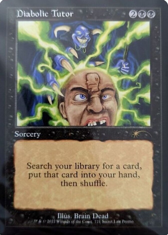 Diabolic Tutor (Retro) [Secret Lair Drop Promos] | Gear Gaming Bentonville