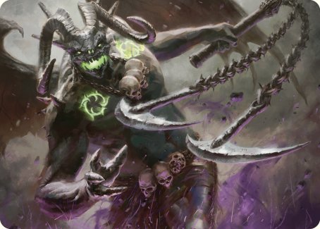 Archfiend of Despair Art Card [Commander Masters Art Series] | Gear Gaming Bentonville