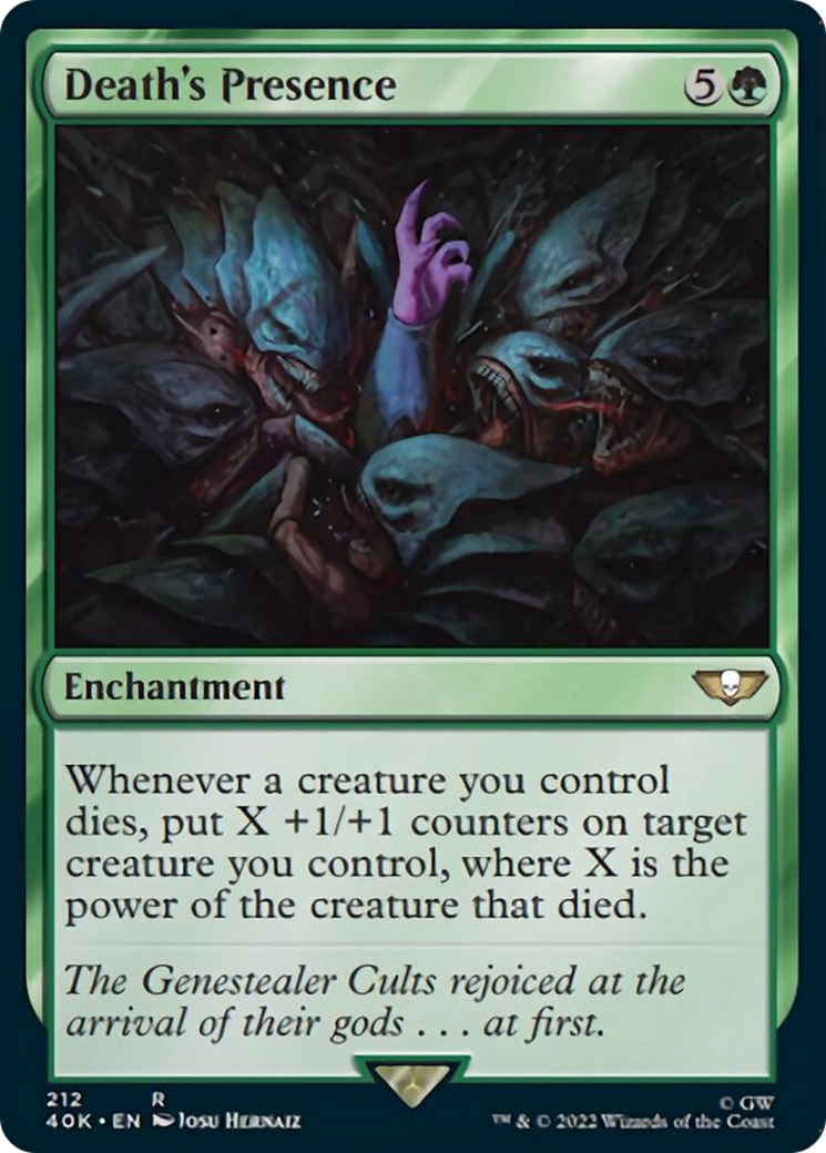 Death's Presence (Surge Foil) [Warhammer 40,000] | Gear Gaming Bentonville