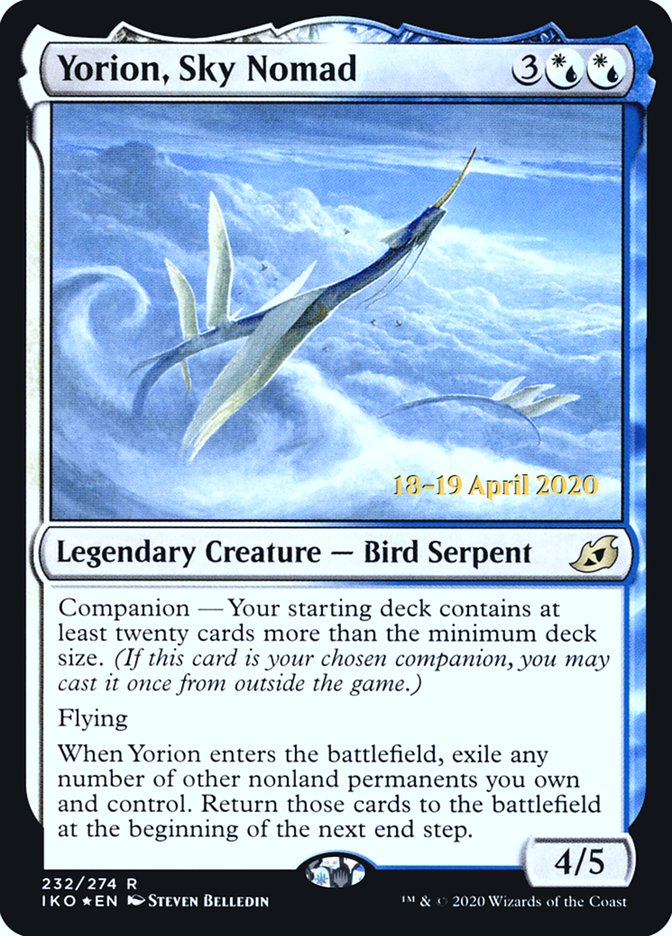Yorion, Sky Nomad [Ikoria: Lair of Behemoths Prerelease Promos] | Gear Gaming Bentonville