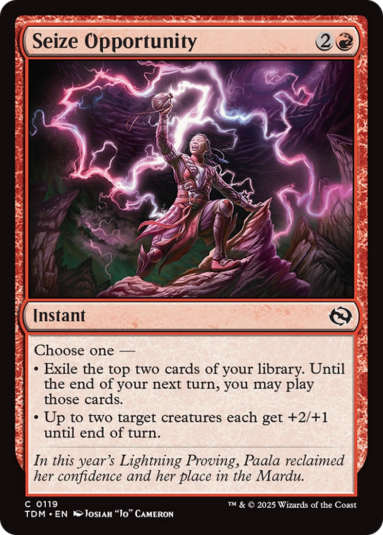 Seize Opportunity [Tarkir: Dragonstorm] | Gear Gaming Bentonville