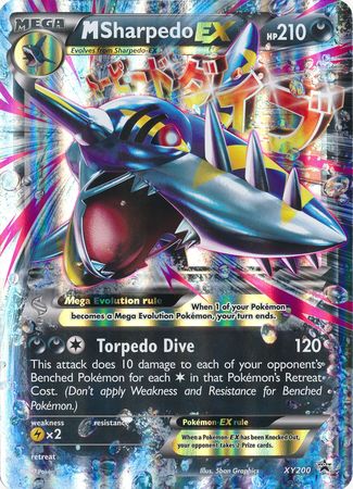 M Sharpedo EX (XY200) (Jumbo Card) [XY: Black Star Promos] | Gear Gaming Bentonville