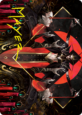 Gift of Fangs Art Card (Gold-Stamped Signature) [Innistrad: Crimson Vow Art Series] | Gear Gaming Bentonville