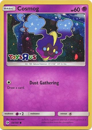 Cosmog (64/149) (Toys R Us Promo) [Sun & Moon: Base Set] | Gear Gaming Bentonville