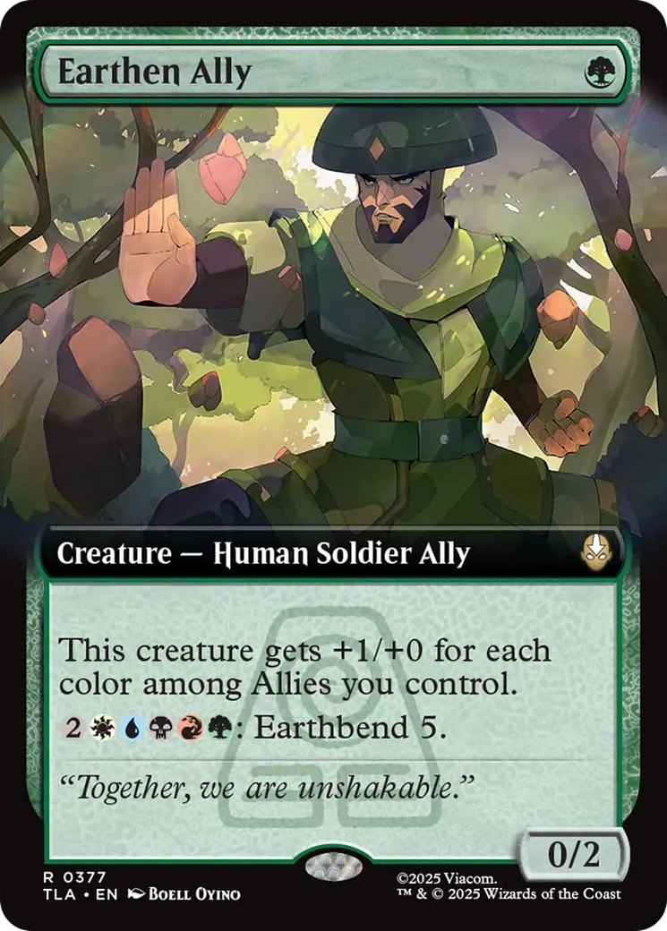 Earthen Ally (Extended Art) [Avatar: The Last Airbender] | Gear Gaming Bentonville