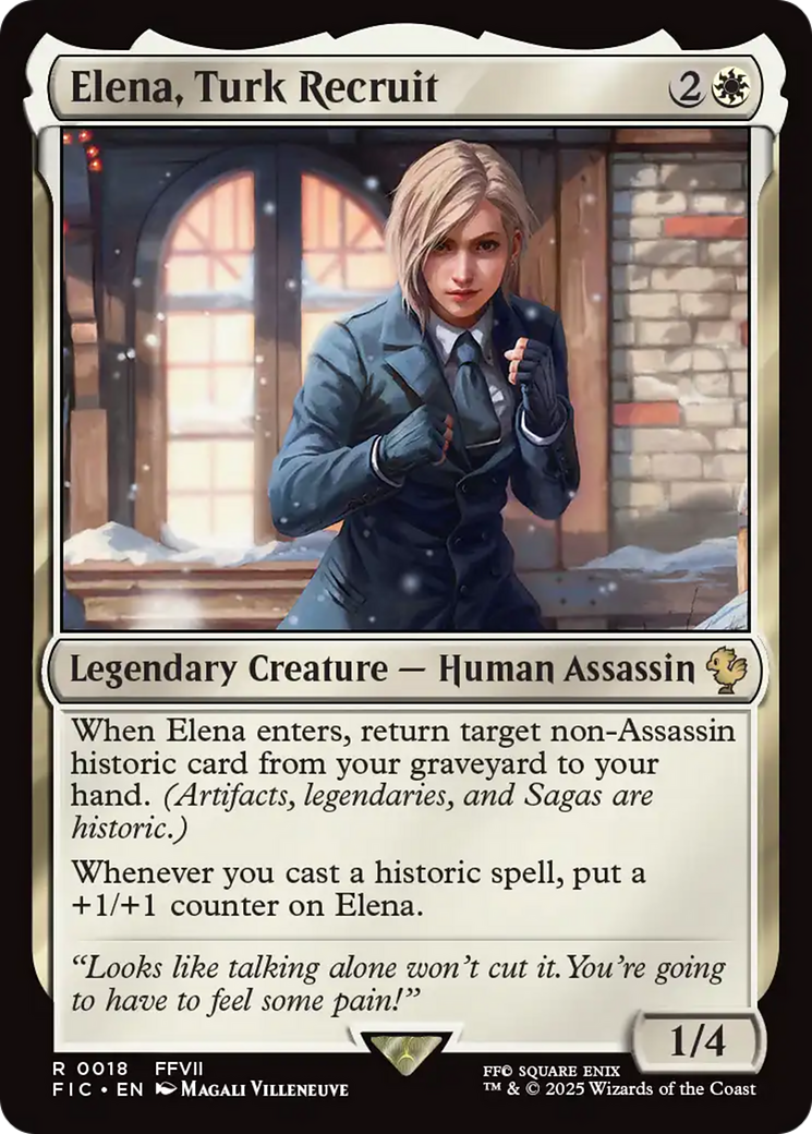 Elena, Turk Recruit [FINAL FANTASY Commander] | Gear Gaming Bentonville