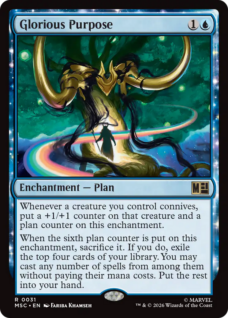 Glorious Purpose (Surge Foil) [Marvel Super Heroes Commander] | Gear Gaming Bentonville
