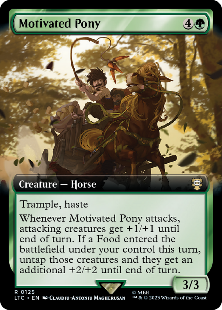 Motivated Pony (Extended Art) [The Lord of the Rings: Tales of Middle-Earth Commander] | Gear Gaming Bentonville