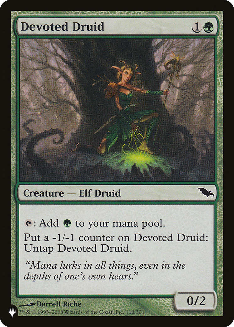 Devoted Druid (SHM) [The List Reprints] | Gear Gaming Bentonville