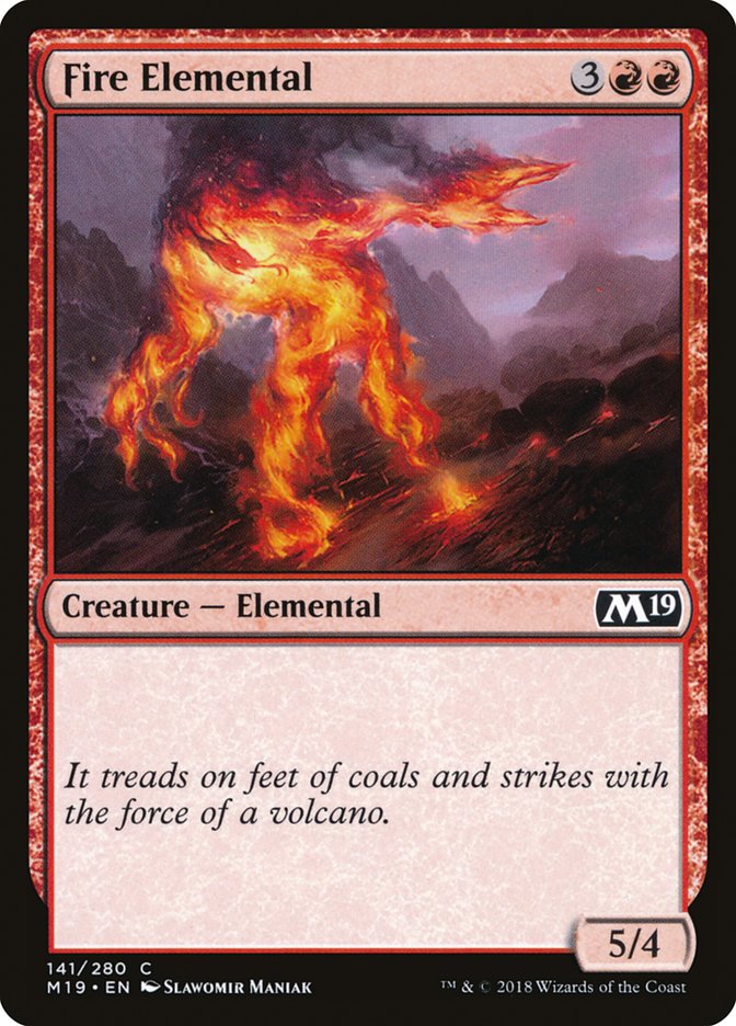 Fire Elemental [Core Set 2019] | Gear Gaming Bentonville