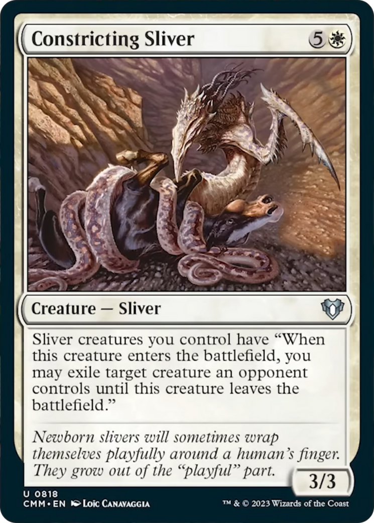 Constricting Sliver [Commander Masters] | Gear Gaming Bentonville