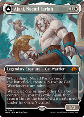 Ajani, Nacatl Pariah // Ajani, Nacatl Avenger (Borderless) [Modern Horizons 3] | Gear Gaming Bentonville