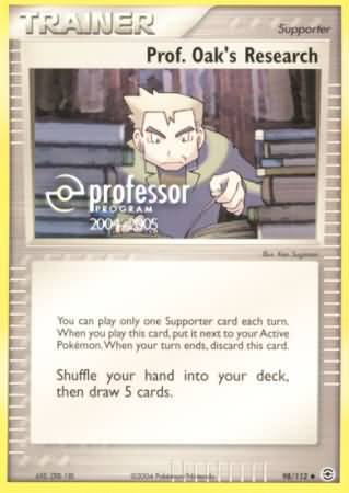 Prof Oaks Research (98/112) (2004 2005) [Professor Program Promos] | Gear Gaming Bentonville