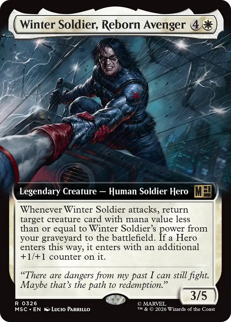 Winter Soldier, Reborn Avenger (Extended Art) [Marvel Super Heroes Commander] | Gear Gaming Bentonville