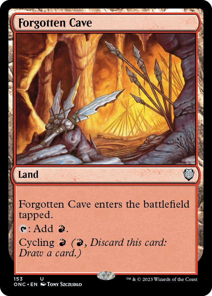 Forgotten Cave [Phyrexia: All Will Be One Commander] | Gear Gaming Bentonville