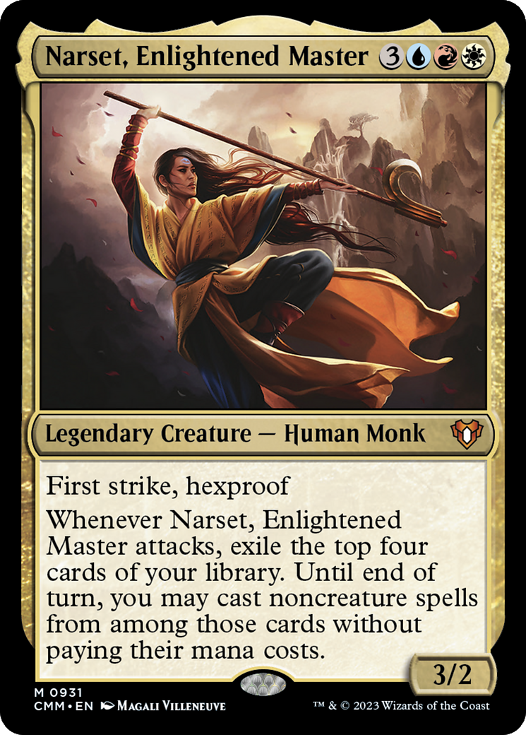 Narset, Enlightened Master [Commander Masters] | Gear Gaming Bentonville