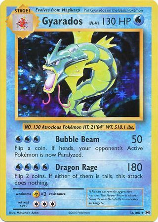Gyarados (34/108) [XY: Evolutions] | Gear Gaming Bentonville