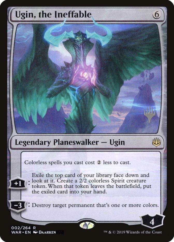 Ugin, the Ineffable (Promo Pack) [War of the Spark Promos] | Gear Gaming Bentonville
