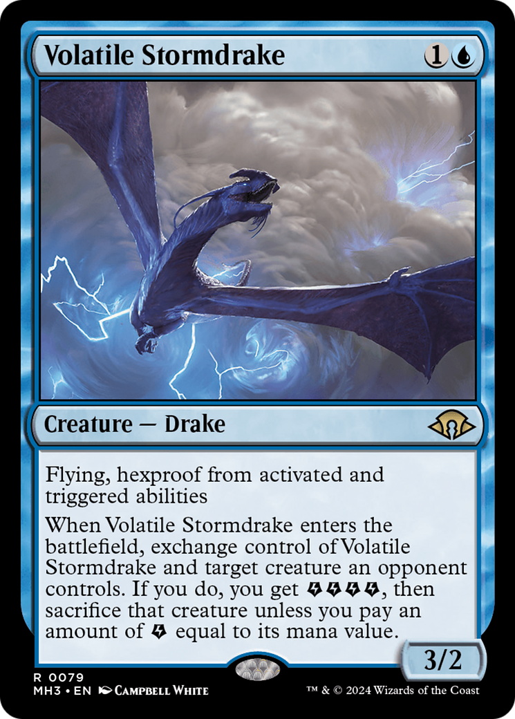 Volatile Stormdrake [Modern Horizons 3] | Gear Gaming Bentonville