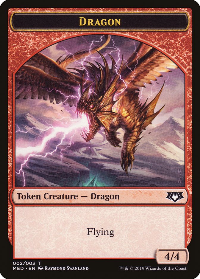 Dragon Token [Mythic Edition Tokens] | Gear Gaming Bentonville