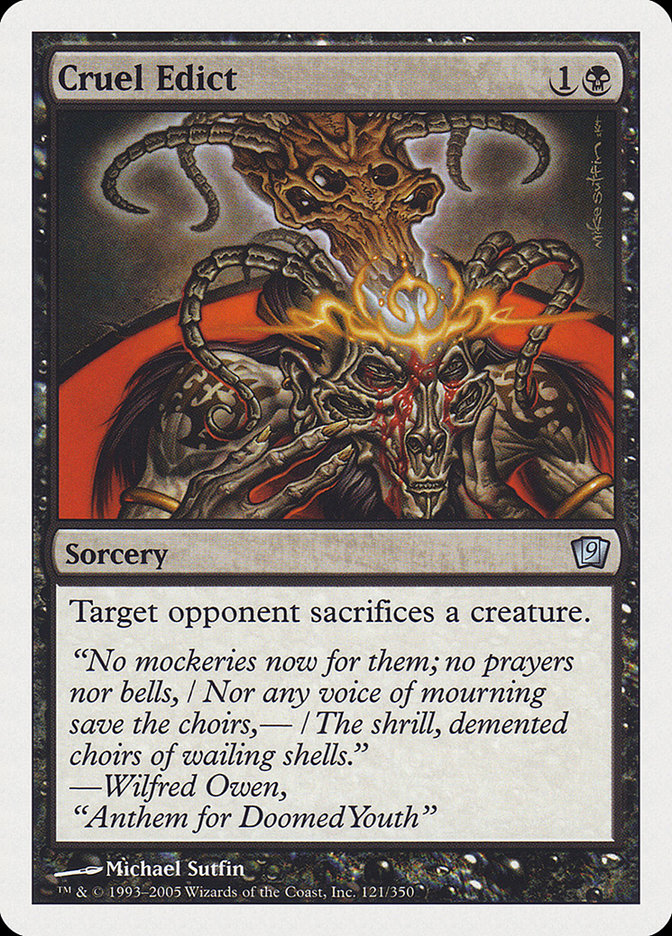 Cruel Edict [Ninth Edition] | Gear Gaming Bentonville