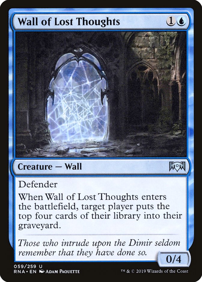 Wall of Lost Thoughts [Ravnica Allegiance] | Gear Gaming Bentonville