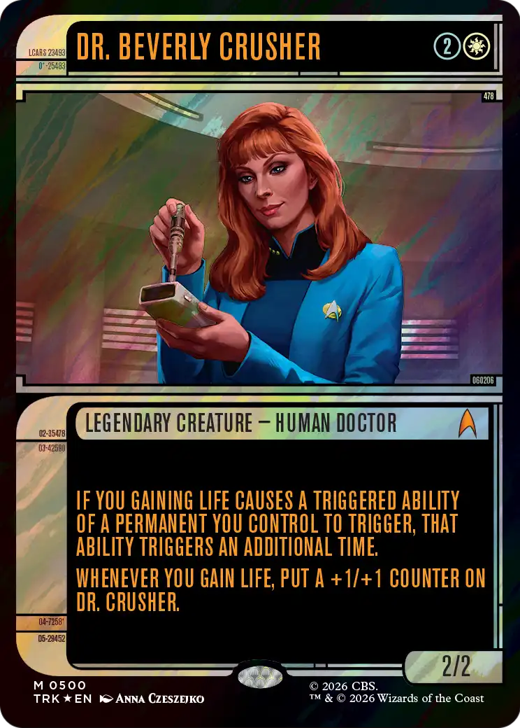 Dr. Beverly Crusher (Showcase) (Surge Foil) [Star Trek] | Gear Gaming Bentonville
