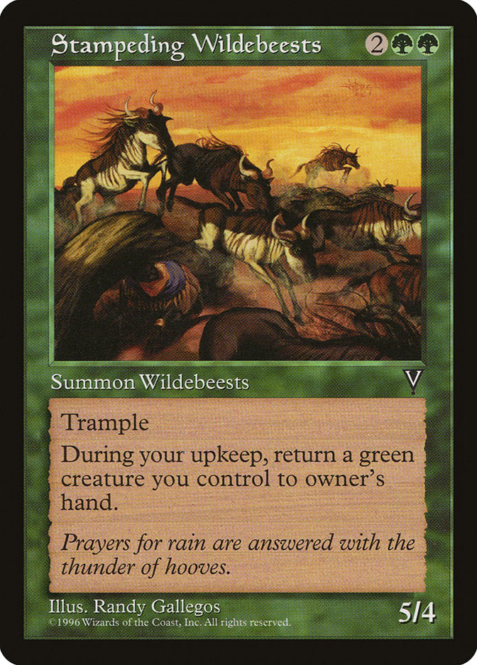 Stampeding Wildebeests [Visions] | Gear Gaming Bentonville
