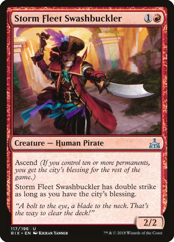 Storm Fleet Swashbuckler [Rivals of Ixalan] | Gear Gaming Bentonville
