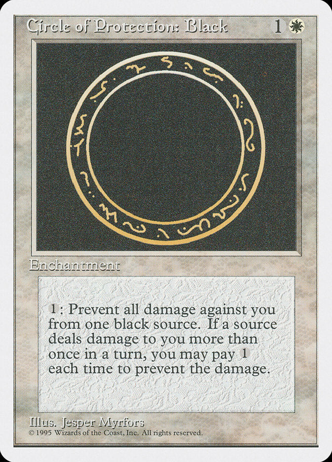 Circle of Protection: Black [Fourth Edition] | Gear Gaming Bentonville