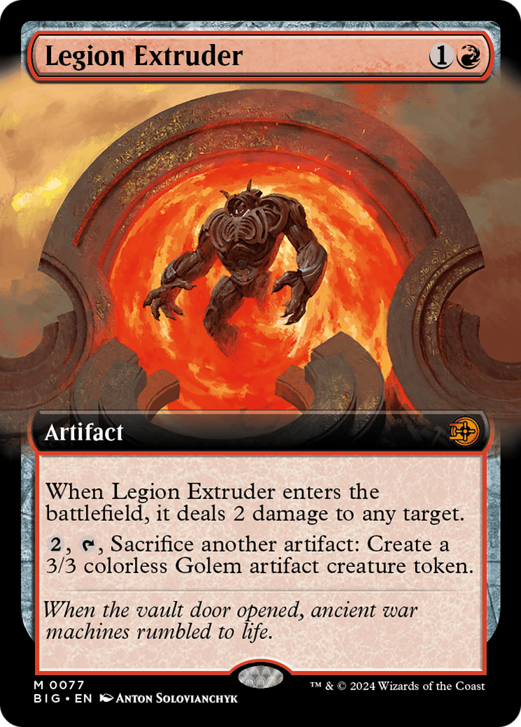 Legion Extruder (Extended Art) [Outlaws of Thunder Junction: The Big Score] | Gear Gaming Bentonville