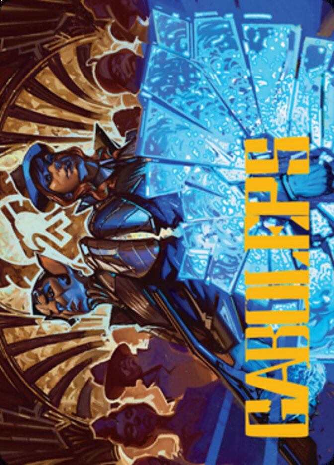Contractual Safeguard Art Card (Gold-Stamped Signature) [Streets of New Capenna Art Series] | Gear Gaming Bentonville