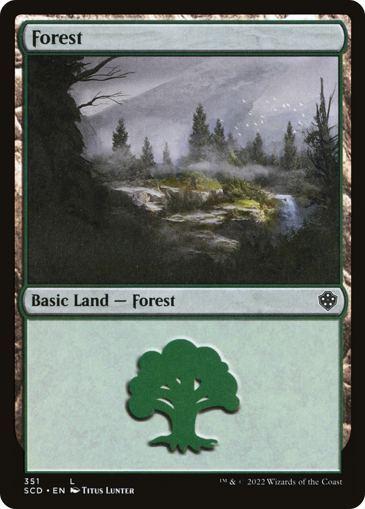 Forest (351) [Starter Commander Decks] | Gear Gaming Bentonville