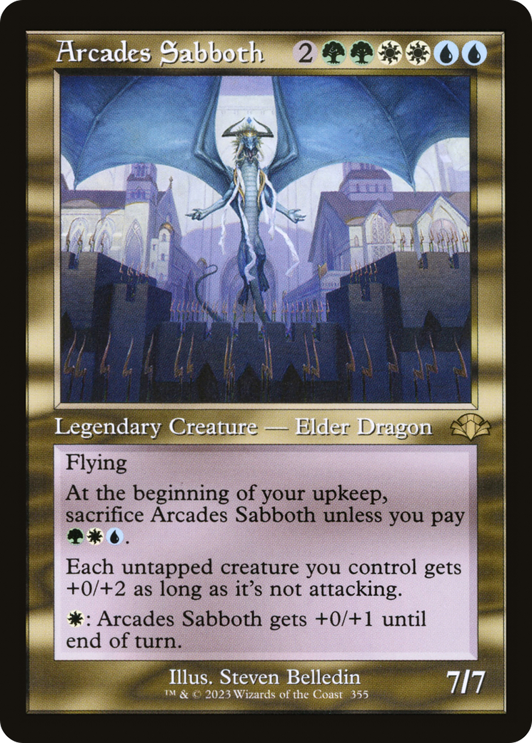 Arcades Sabboth (Retro) [Dominaria Remastered] | Gear Gaming Bentonville
