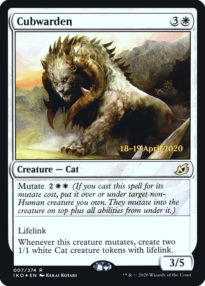 Cubwarden [Ikoria: Lair of Behemoths Prerelease Promos] | Gear Gaming Bentonville