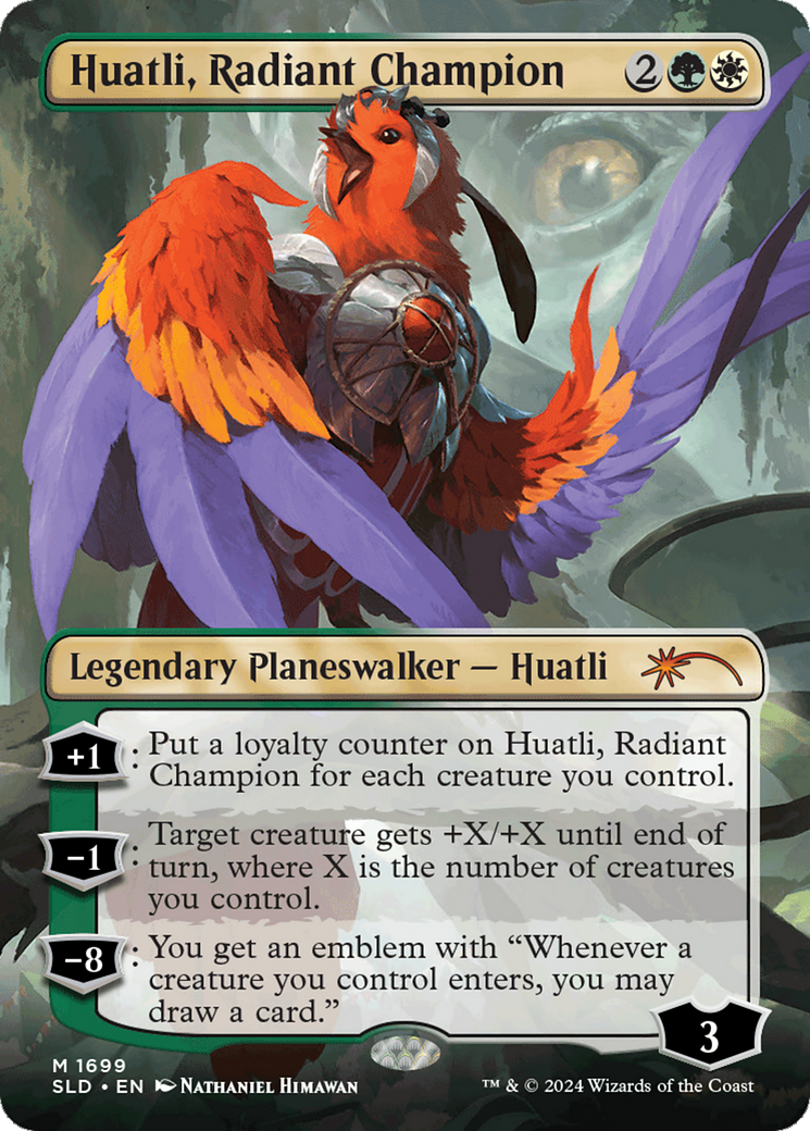 Huatli, Radiant Champion (Rainbow Foil) [Secret Lair Drop Series] | Gear Gaming Bentonville