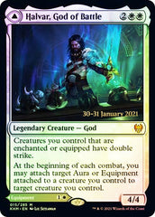 Halvar, God of Battle // Sword of the Realms [Kaldheim Prerelease Promos] | Gear Gaming Bentonville