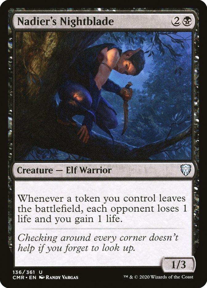 Nadier's Nightblade [Commander Legends] | Gear Gaming Bentonville